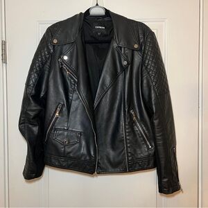 Express Faux Leather Jacket Size L